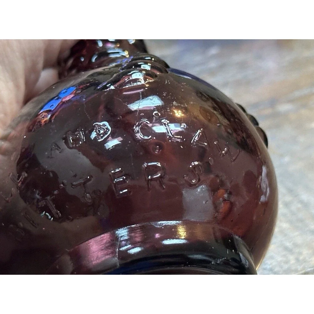 Witchy Decor Bundle – Ball & Claw Bitters Bottle, Purple Goblet & Treasure Chest
